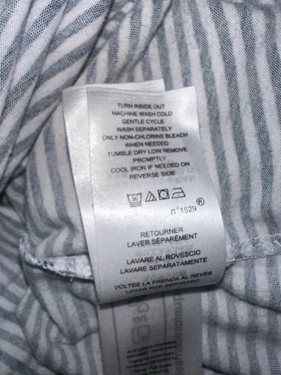 Ralph Lauren Navy and White Striped nightgown - Picture 4 of 4